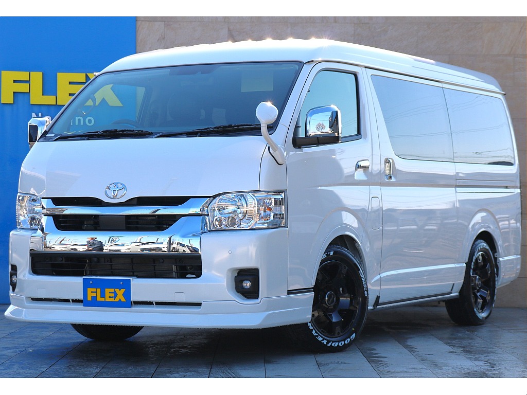 ハイエース長野店までお問合せお待ちしております！ 新車ワゴンGLガソリン4WD！ゼロベッドキット！
