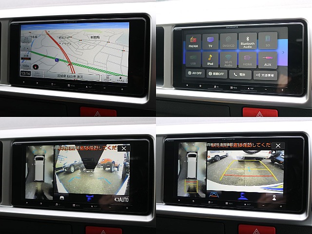ナビはカロッツェリア楽ナビを装着済みです♪パノラミックビューモニターやバックモニターも付いています♪