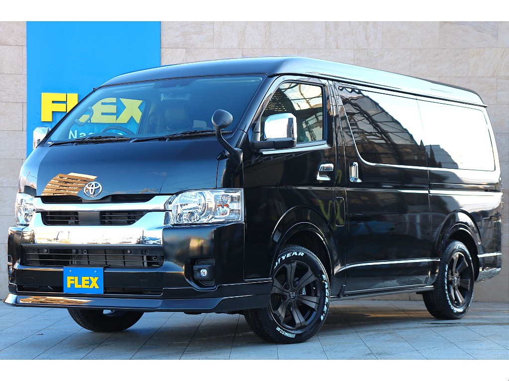 ハイエース長野店までお問合せお待ちしております！ 新車ハイエースワゴンGLガソリン4WDフローリング床張り施工！