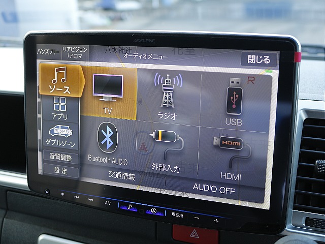 ナビは人気のアルパインBIG-Xナビメカレスモデルを装備☆