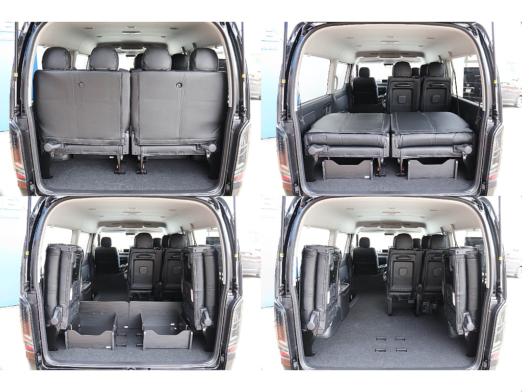 4列目は跳ね上げ可能♪ラゲッジスペースにも！