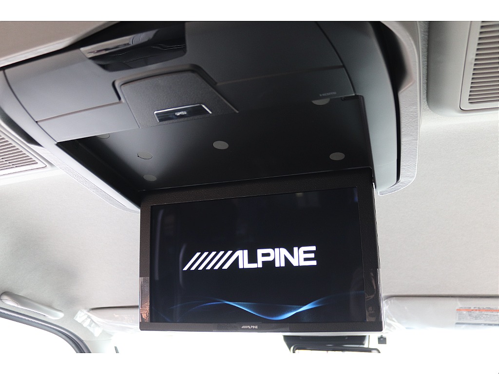 ALPINE12.8インチフリップダウンモニター