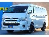 ハイエース長野店までお問合せお待ちしております！ 新車ハイエースワゴンGLガソリン4WDフローリング床張り施工！