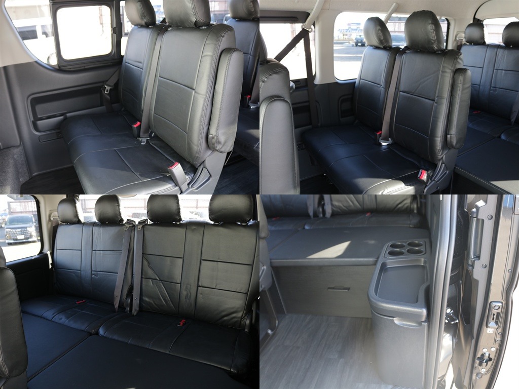 後部座席もご家族などで広々使える空間になっております！！