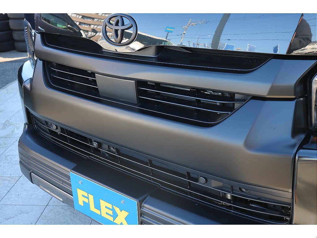 フロントグリルマッドブラック塗装！