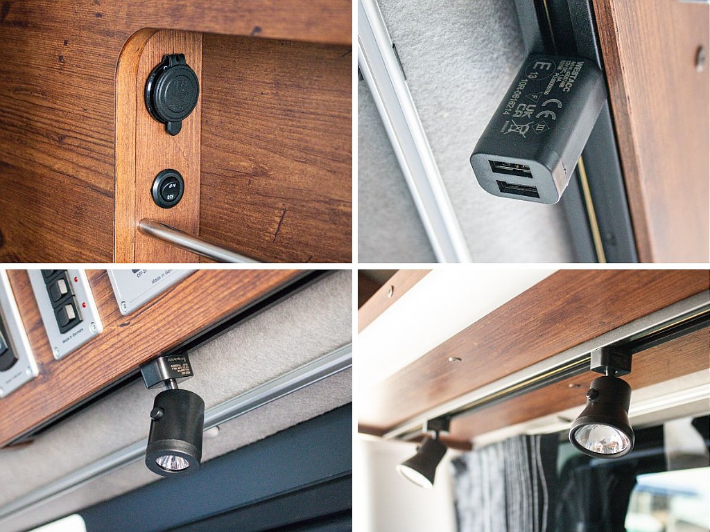 スポットライト装備！お好みの位置でお使い頂けます！