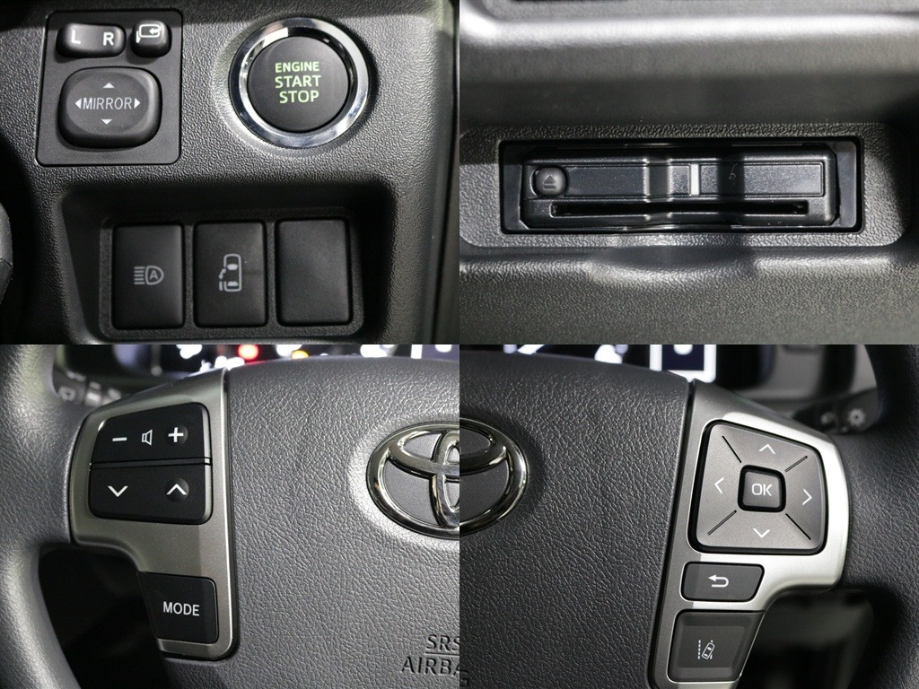 プッシュスタート・ETC・ステアリングスイッチなど運転するうえで嬉しい装備が充実しております！！