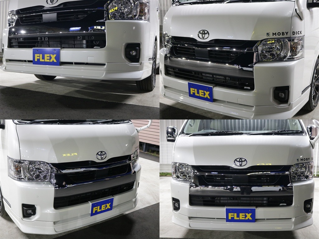 デルフィーノライン　フロントスポイラーが装着済み！！一気にフェイスが引き締まりますね♪