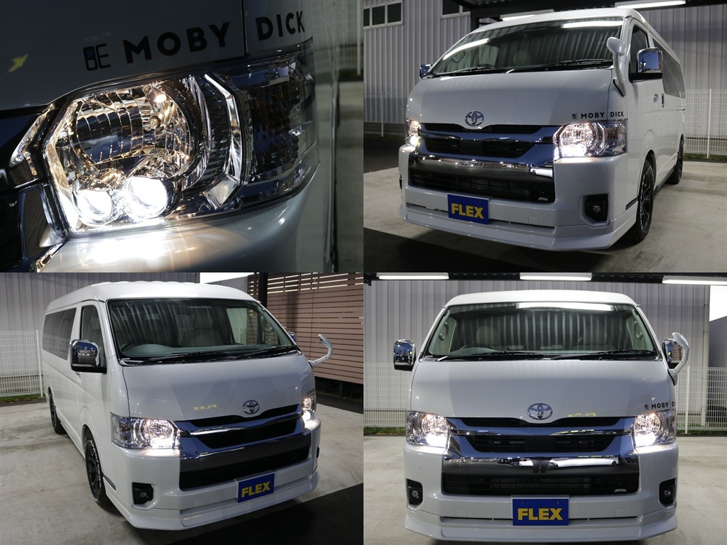 LEDヘッドライト装着済み！！夜間や暗い道などでも明るく道を照らしてくれるので安心して運転していただけます！！