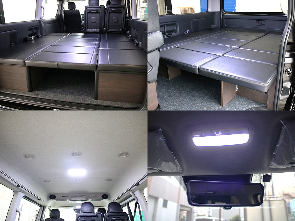 テーブルは取り外し可能です！フラット展開も可能！