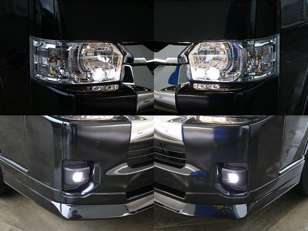 ヘッドライト、フォグランプ共にLEDです！夜間でも明るく照らしてくれます！