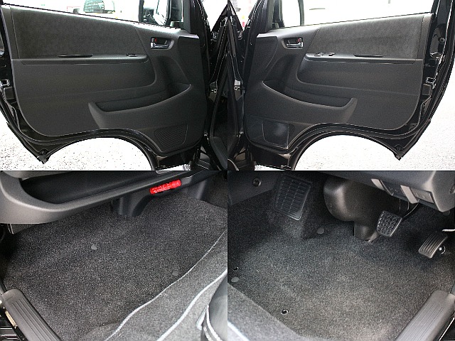 運転席・助手席の足元に置くオリジナルのフロアマットも装備可能です！