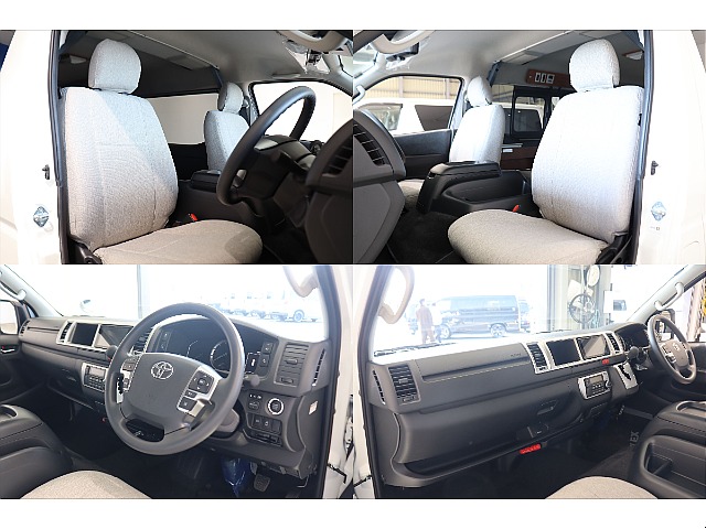 FASPシートに合せたシートカバーを前席に装着！統一感〇