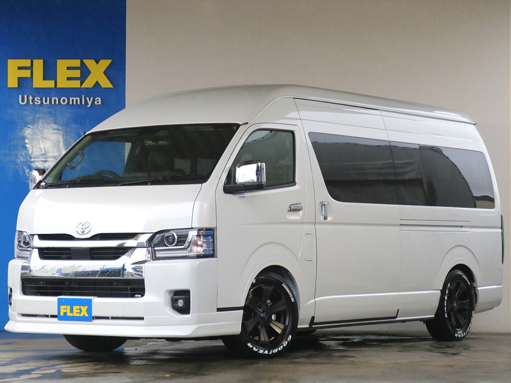 トヨタ&nbsp;ハイエース&nbsp;W2.7グランドCファインテックツアラー 4WD&nbsp;フレックスカスタム済み！豪華キャプテンシート４脚！&nbsp;栃木県