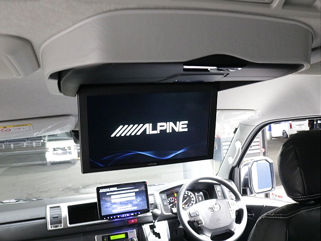 アルパインＢＩＧ－Ｘ１１インチナビフルメディアアルパイン１２．８フリップダウンモニター装備！！