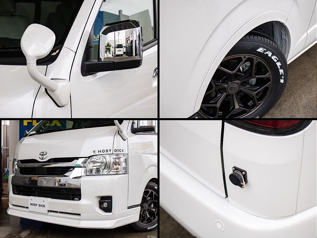 外装はオリジナルの新品カスタムパーツで完成してます！