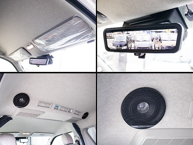 後方にはルーフスピーカーも装備してます！