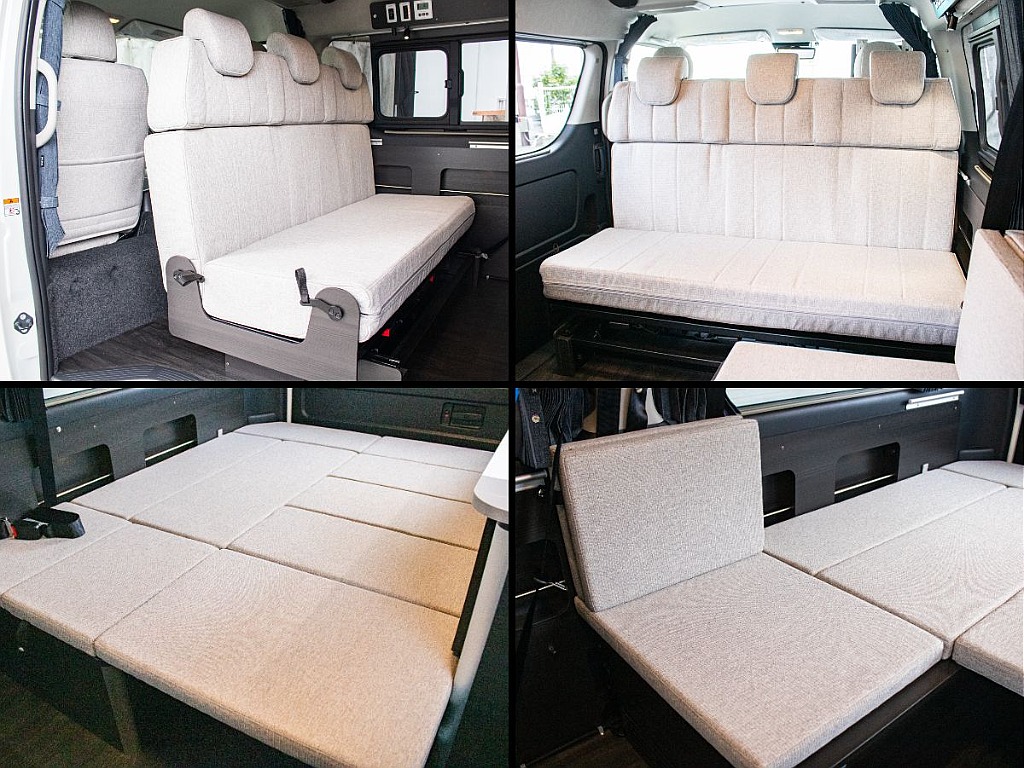 停車時に後ろ向きの展開も可能です！