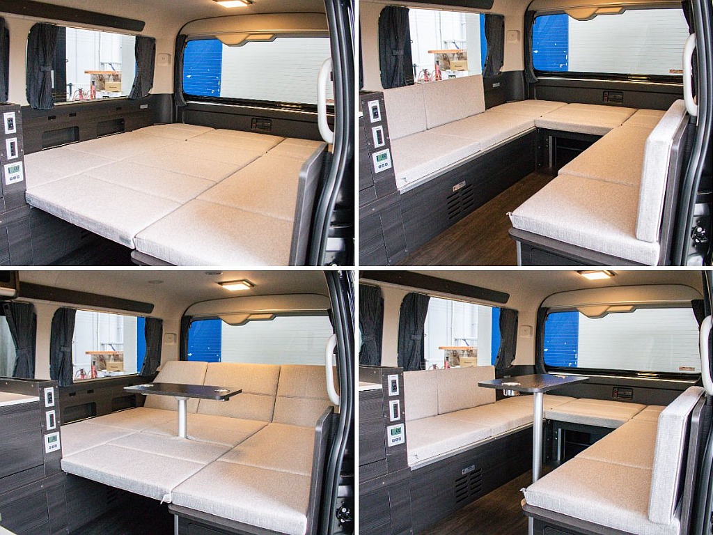 様々なレイアウトをお楽しみ頂けます！取り外し可能なセンターテーブルも装備してます！