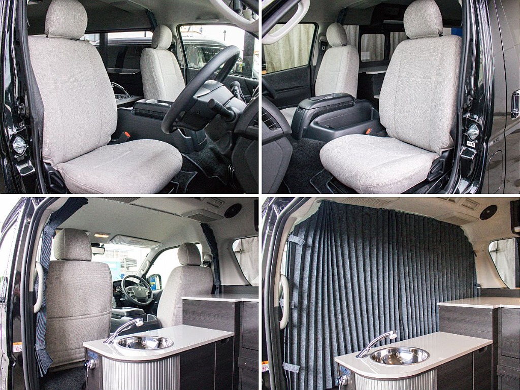 オリジナルのシートカバーで内装統一！