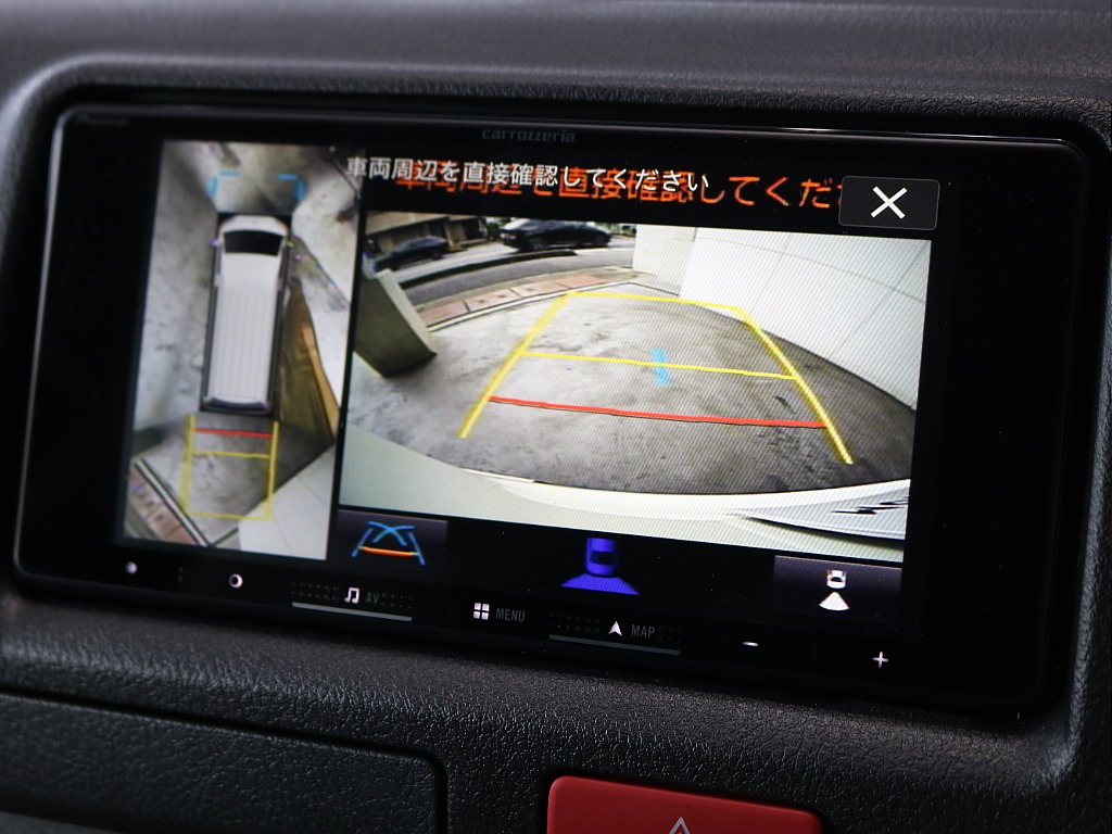 パノラミックビューモニターが装備されているので後退時も安心です☆