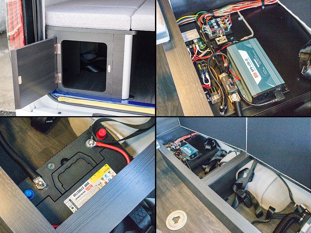 サブバッテリーなど電装品等も装備されてます！ご希望で追加オプションのご案内も可能です！