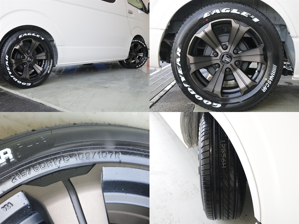 バルベロ　アーバングランデ　17インチAW＆グッドイヤーナスカータイヤ装着！！ホワイトとの相性もバッチリ♪