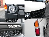 ボンネットスムージングやTOYOTAロゴなど他とは違ったハイエースライフをはじめませんか？