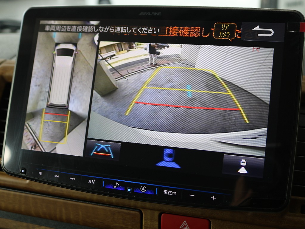パノラミックビューモニターが装備されているので後退時も安心です☆