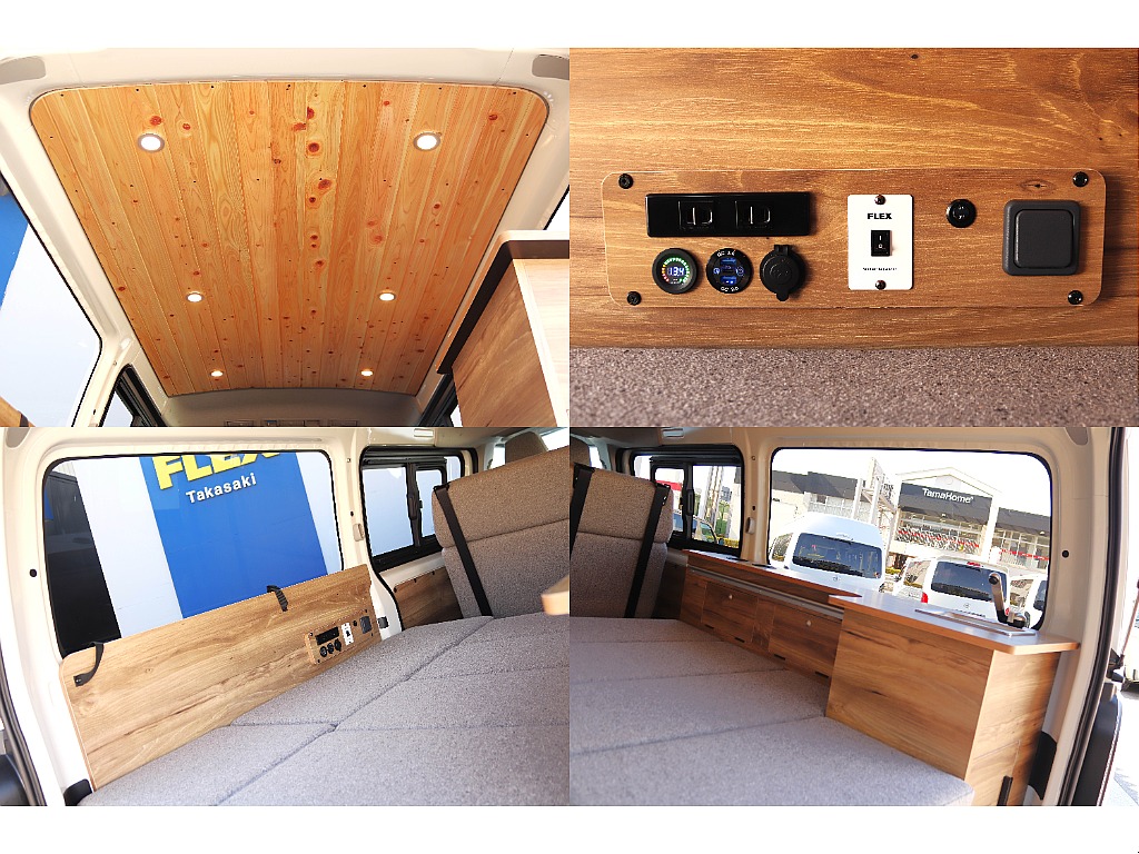 ウッド調のオシャレな車内空間☆彡