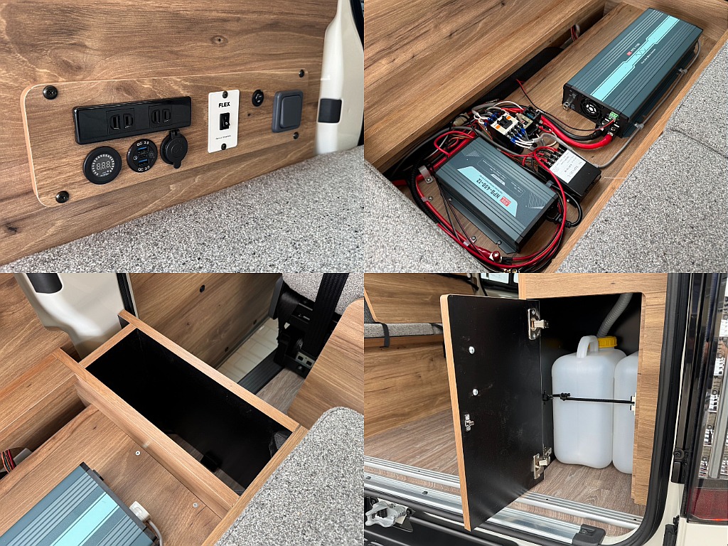 サブバッテリー＆1500インバーター付き！