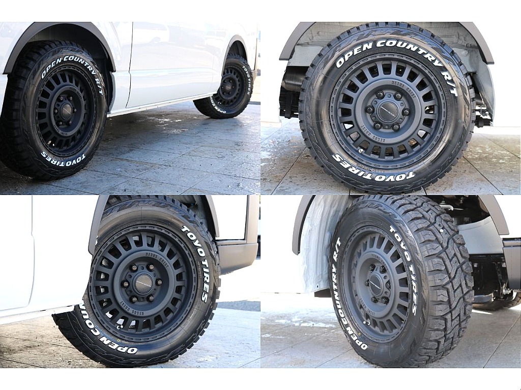 FLEX NC-1 16インチアルミ、オープンカントリータイヤRT！