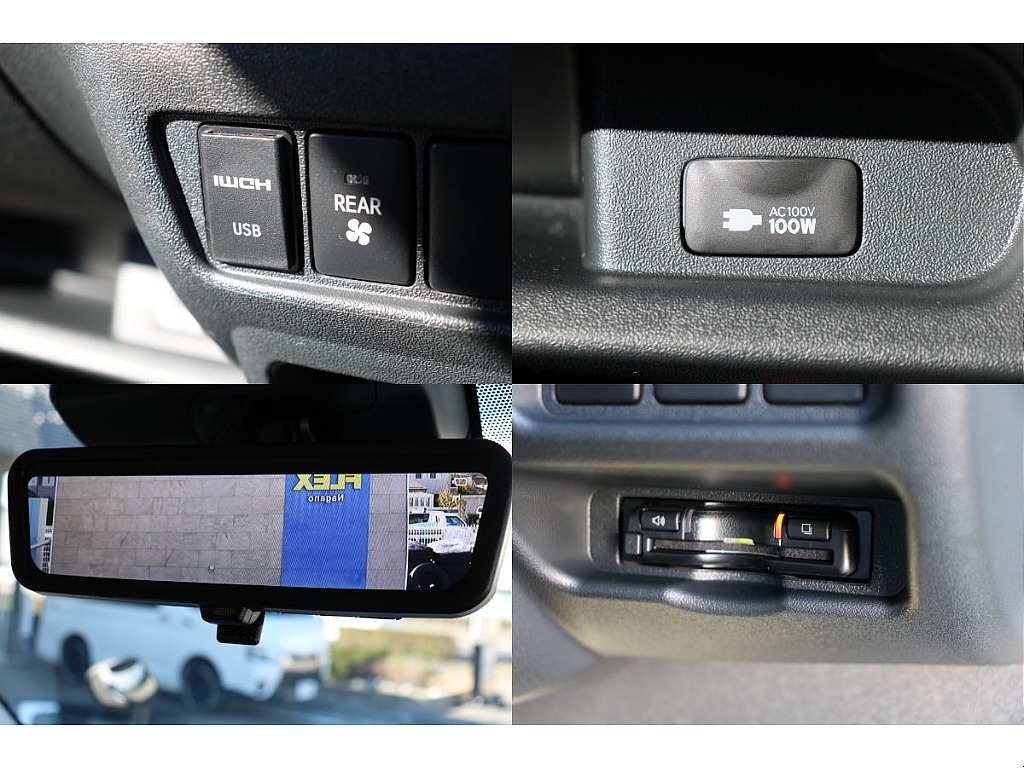 HDMIポート、100Vアクセサリーコンセント、デジタルインナーミラー、ビルドインETC2.0！