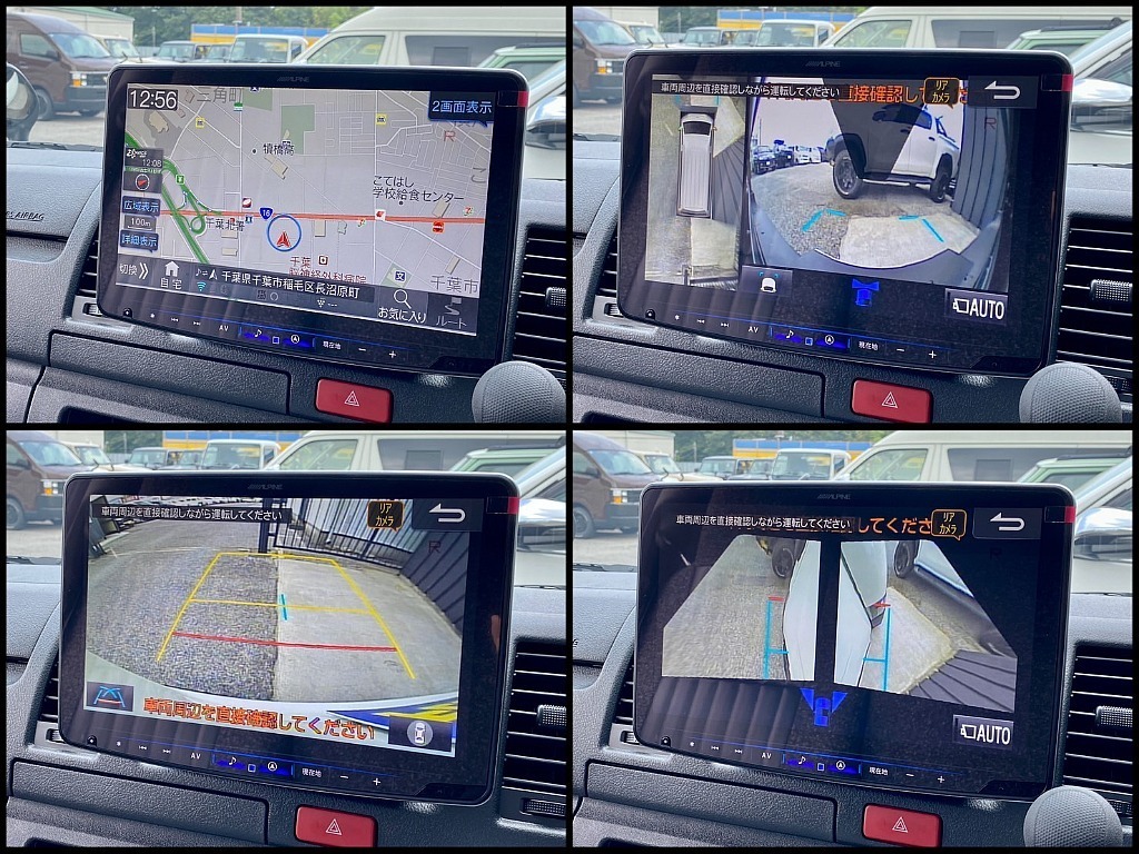 アルパインBIG-X11インチナビ(メカレス)、バックカメラ＆パノラミックビューモニター連動！