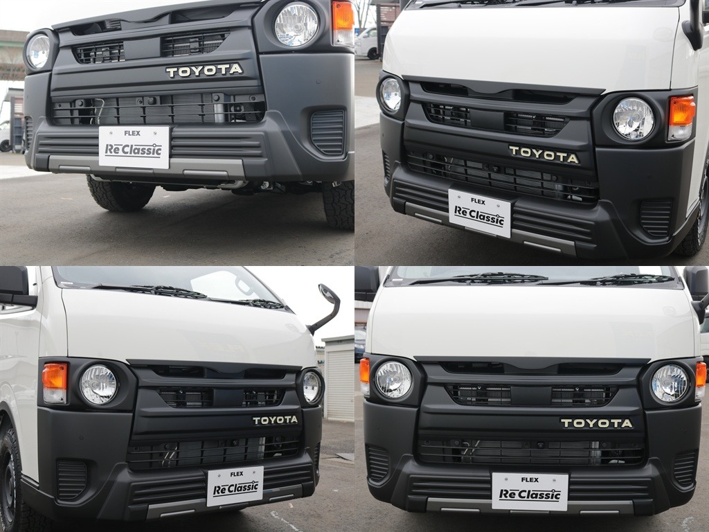 オリジナルのティーフォースフロントスポイラー付きでReクラシックフェイスと相性抜群に仕上がっております！！