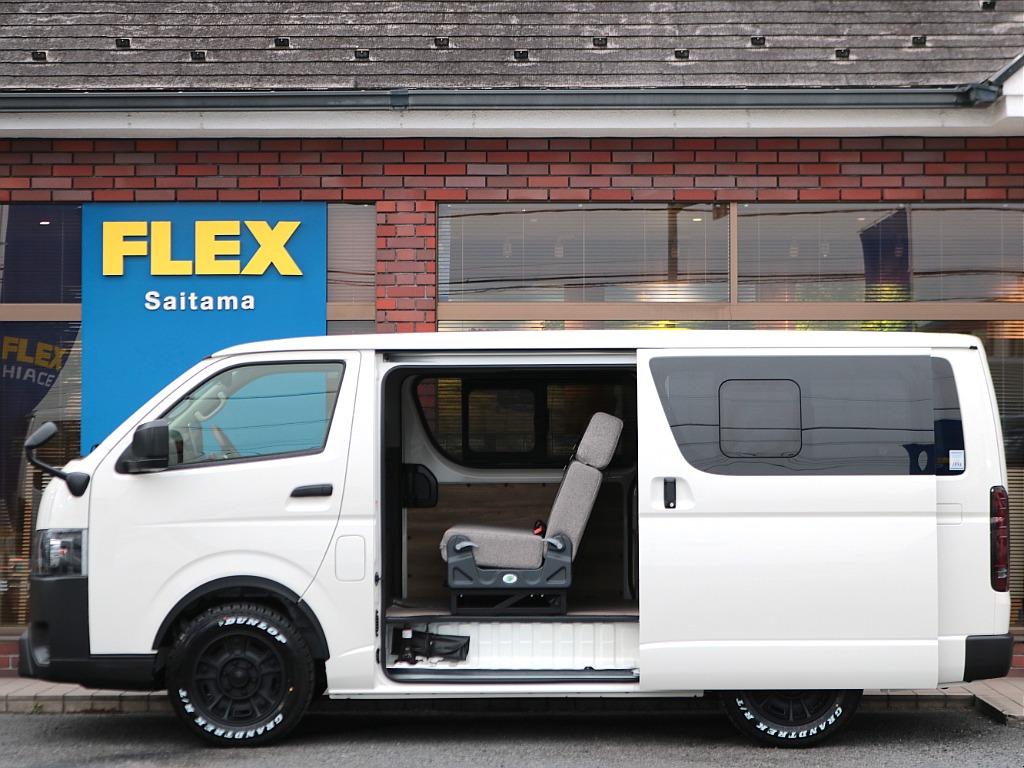 広々とした開口部で乗り降りも楽々☆