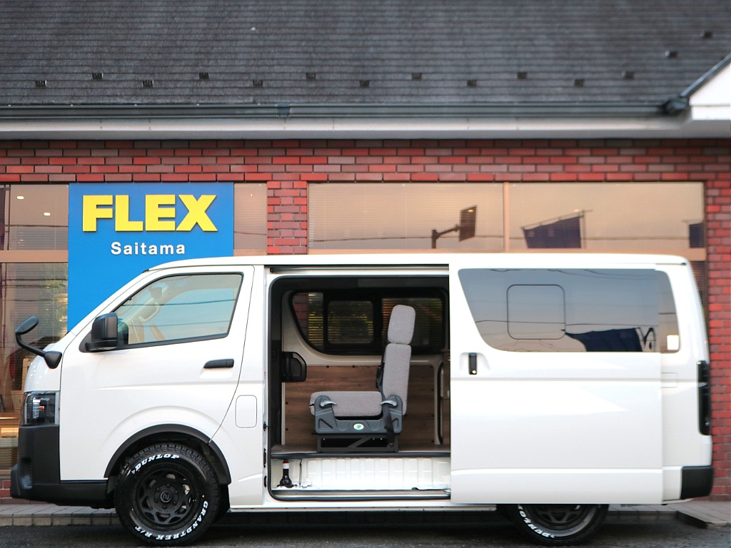 広々とした開口部で乗り降りも楽々☆