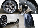 オリジナルカラーバルベログランデアルミホイールにグットイヤーナスカータイヤ17インチを装備してます！