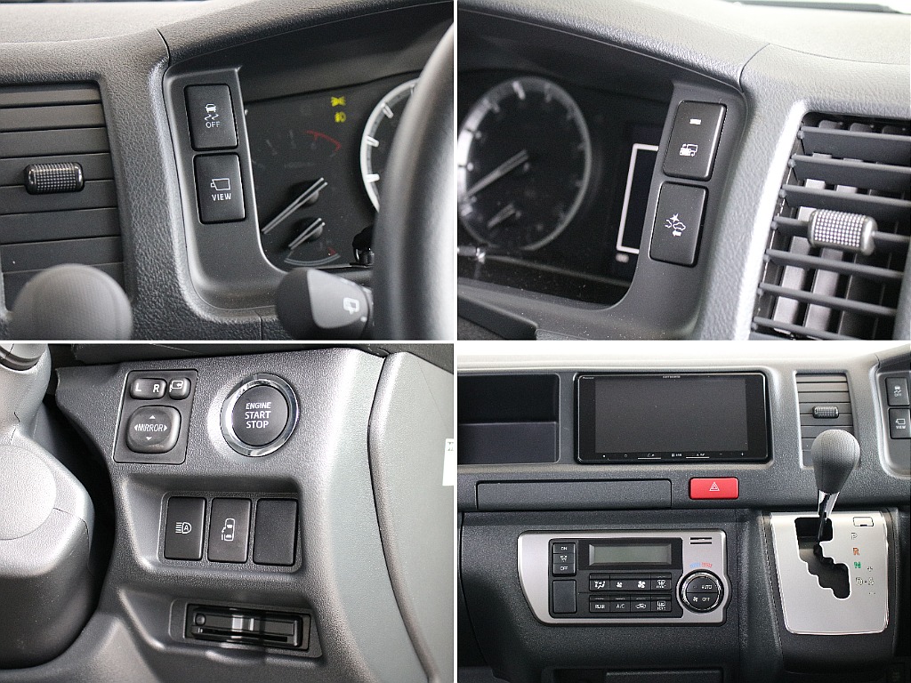 運転席周りの操作部分になります！