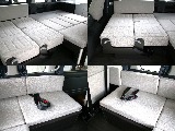 2列目の後ろに横座りのシートになります！