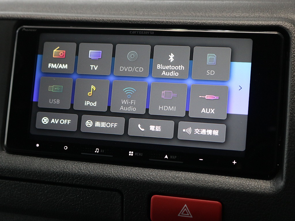 カロッツェリア7インチナビが装着済みです♪♪