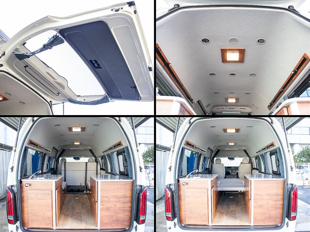 使いやすい二の字レイアウトのキャンピングカーとなっております！