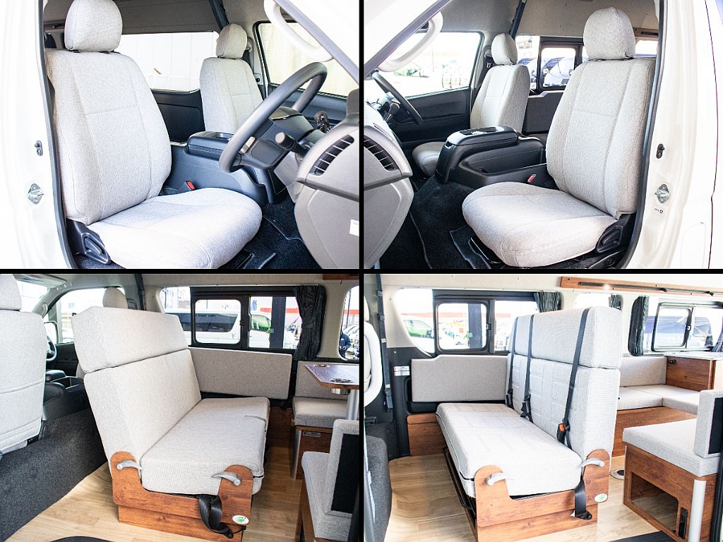 二列目シートは反転していただくことも可能となっております！