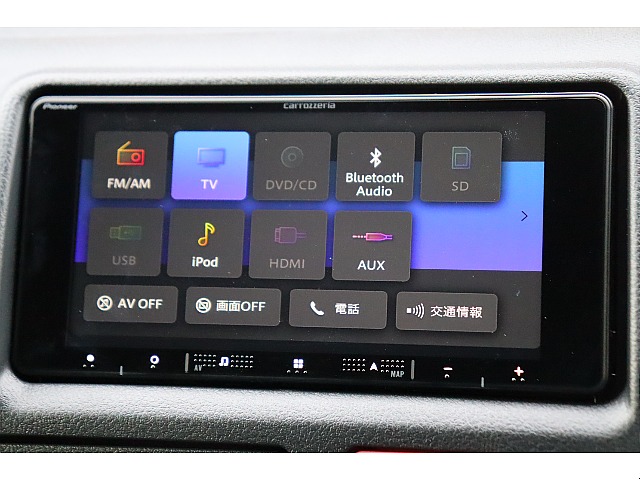 カロッツェリア7インチフルセグナビを装着済み！Bluetooth接続、TV走行視聴が可能です♪
