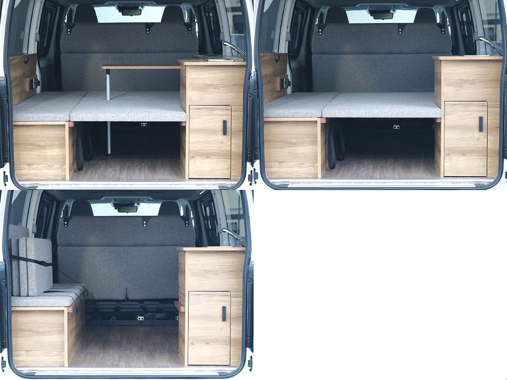 様々なシートアレンジが可能