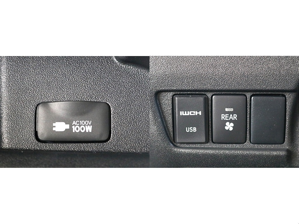 １００Ｖ電源・HDMI・USBポート・リアエアコンスイッチ