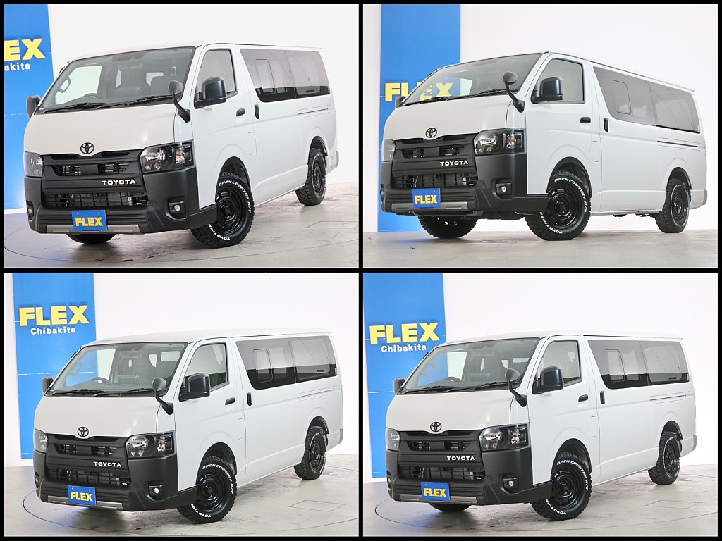 常時７０台以上のハイエース在庫数、フレックス株式会社ハイエース千葉北店！