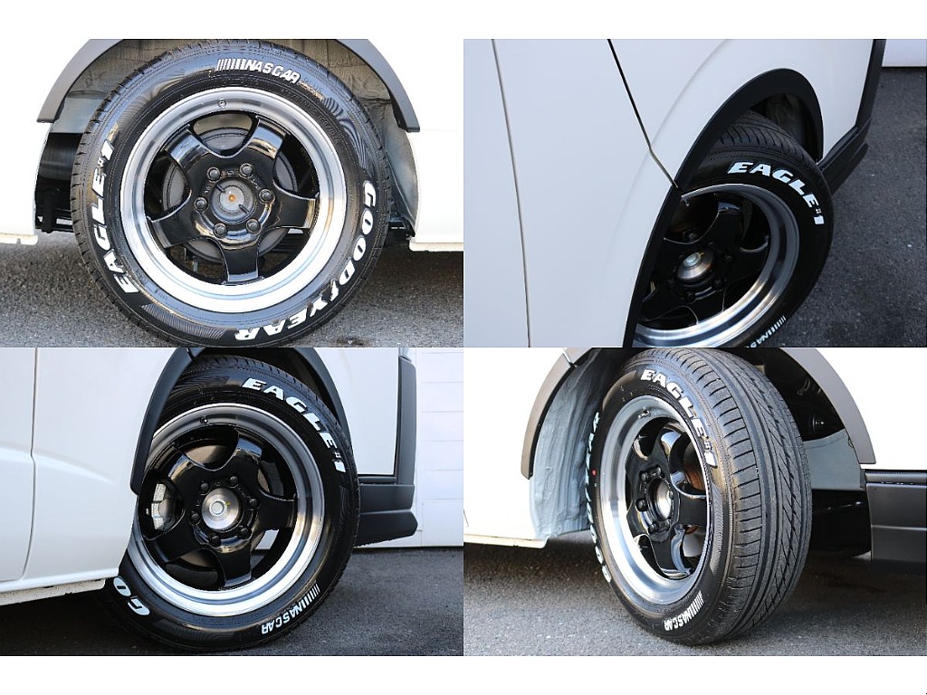 S1HC 17インチアルミ×グッドイヤーナスカータイヤ！FLEXオーバーフェンダー！