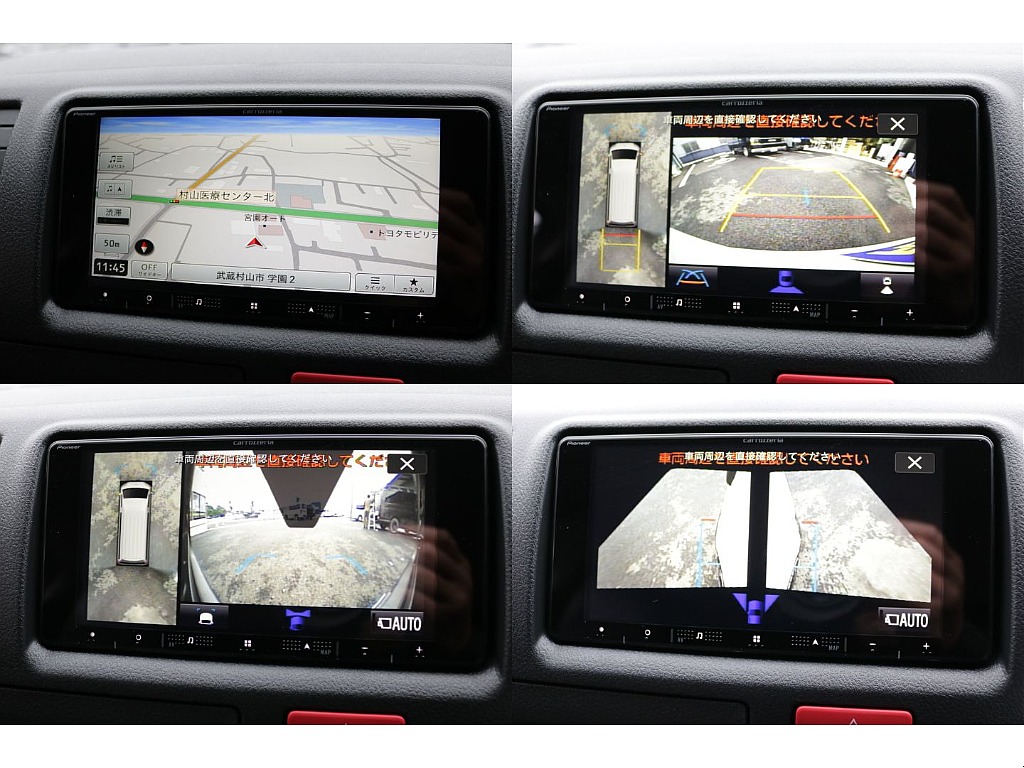 メーカーオプションのパノラミックビューモニター装着済み！！