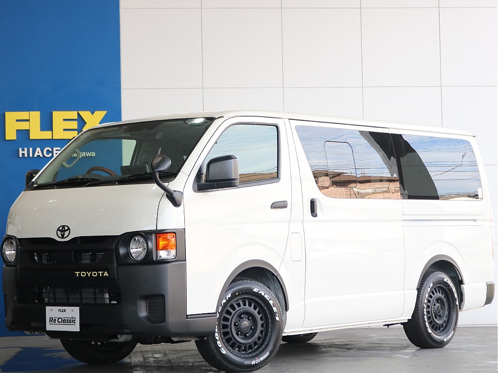 【新車】ハイエース　バン　DX　ガソリン2WD FLEXオリジナルの内装『WoodRim』が入庫しました♪